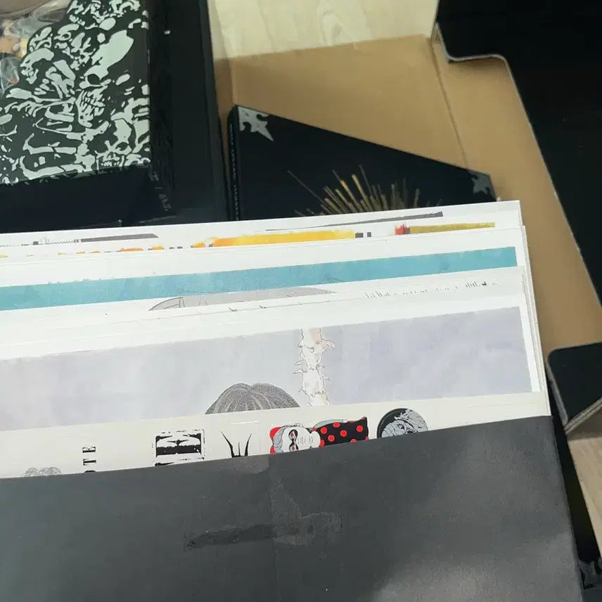 [BUNJANG] Death Note Death Box Figure / 데스노트 데스박스 피규어/ 일러스트집&원화지/ 스컬