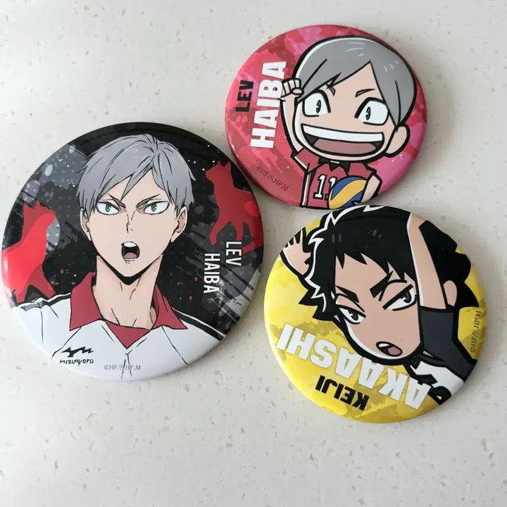 [BUNJANG] Haikyuu Haiba Rief Akaashi Keiji Bundle Set Can Badge / 하이큐 하이바 리에프 / 아카아시 케이지 캔뱃지 일괄