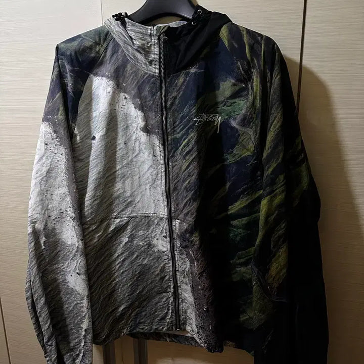 [BUNJANG] Stussy Da-i Beach Shell Windbreaker Jacket / [2XL] 스투시 다이 비치 쉘 바람막이 멀티 컬러