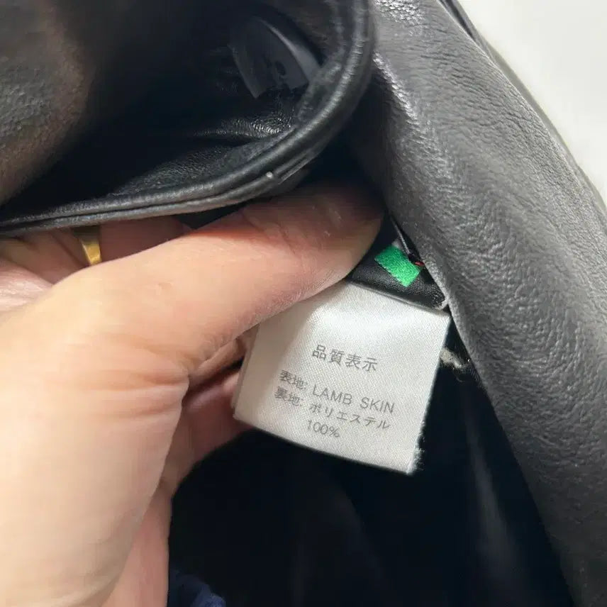 [BUNJANG] Black Leather Long Jacket Women's Japanese Edition S / 블랙 가죽 롱 자켓 여성 일본판 S