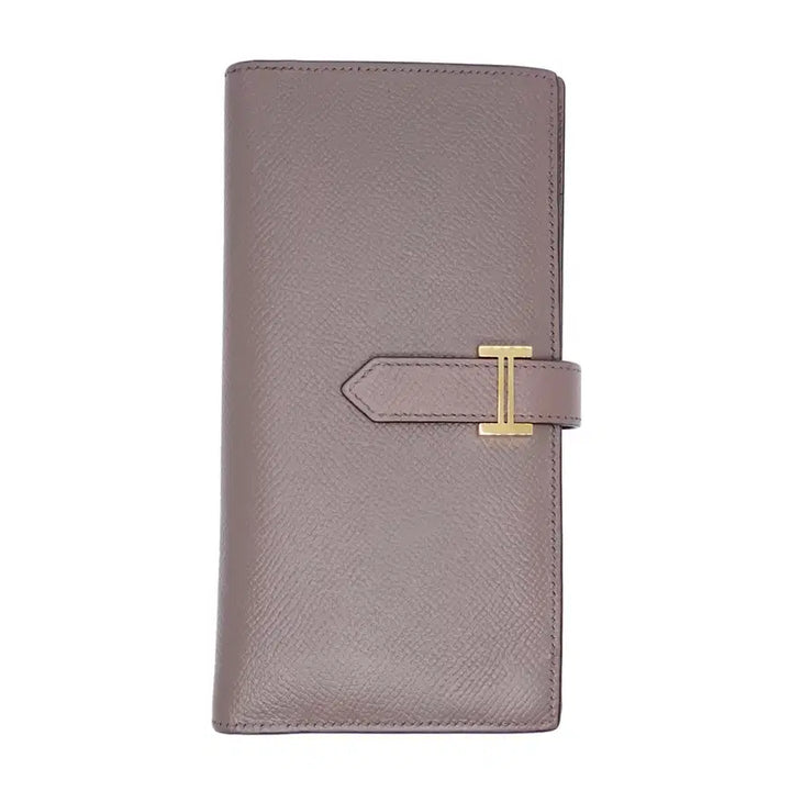 [BUNJANG] HERMES Bearn Soufflet Etoupe Grey Epsom Long Wallet / <세일> 에르메스 베안 소플렛 에토프 그레이 앱송 금장 남녀공용 장지갑