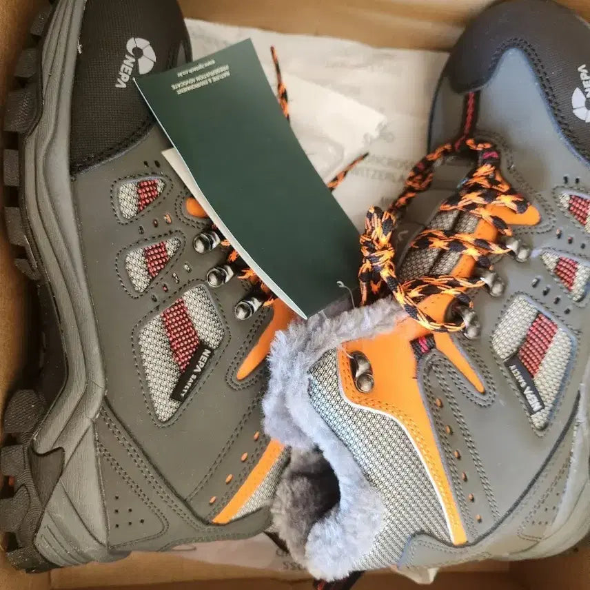 [BUNJANG] Nepa Safety Hiking Boots Gray/Orange 265 / 네파 등산화 안전화 그레이/오렌지 안전화265