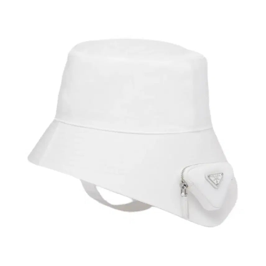 [BUNJANG] Prada Re-Nylon Bucket Hat XL White / 새상품 프라다 리나일론 버킷햇 XL 사이즈 화이트 컬러