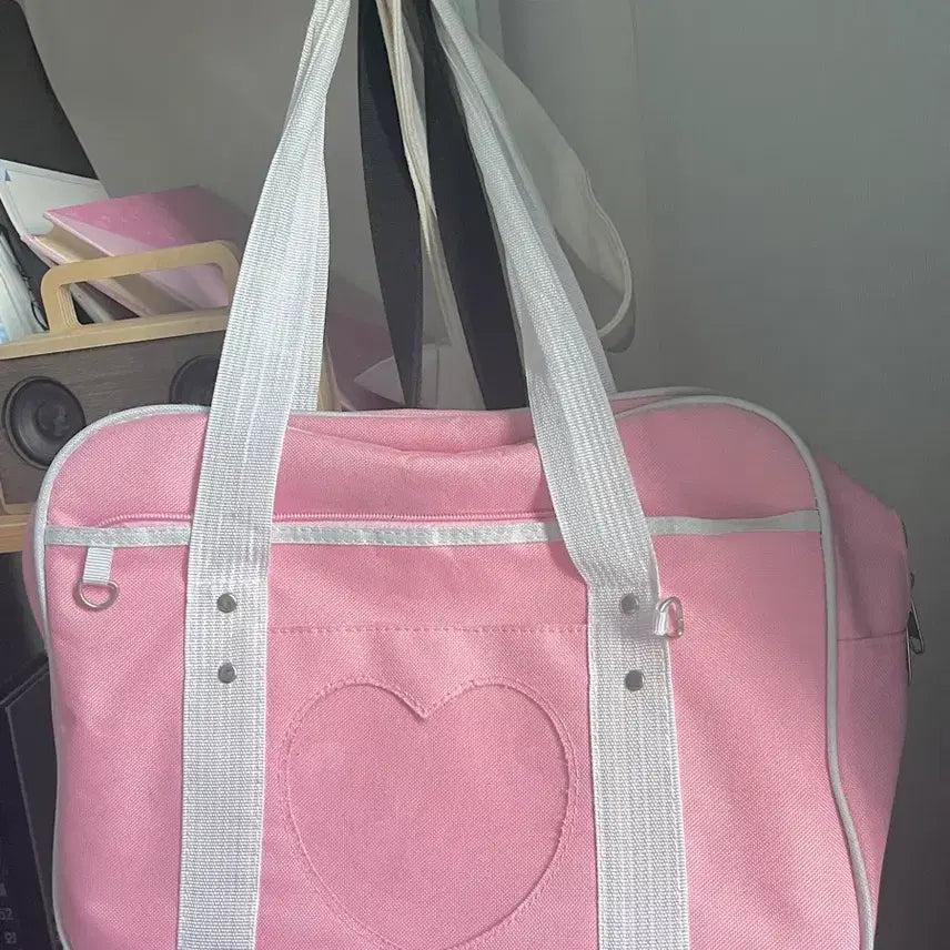 [BUNJANG] Pink Ita Bag Tote Shoulder Bag / 핑크 이타백 토트백 갸루 일녀 숄더백 가방 빈티지