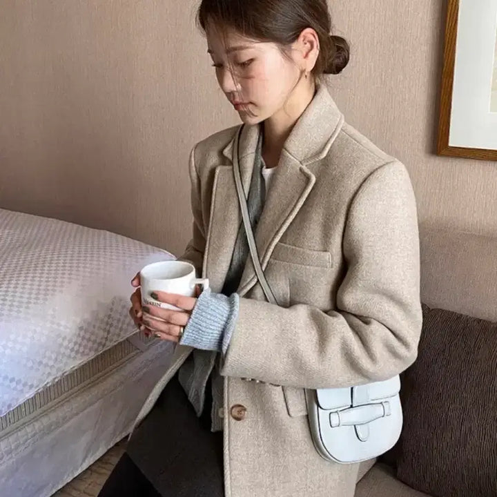 [BUNJANG] G-DRAGON WITH US Coat Jacket S / 가내스라 위드 울 코트자켓 S