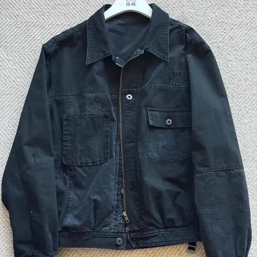 [BUNJANG] Polyteller Sashiko Trucker Jacket / (2) 폴리테루 사시코 트러커 초판