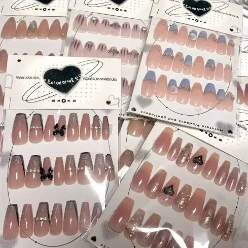 [BUNJANG] Cubic Nail Tips / 큐빅 네일팁