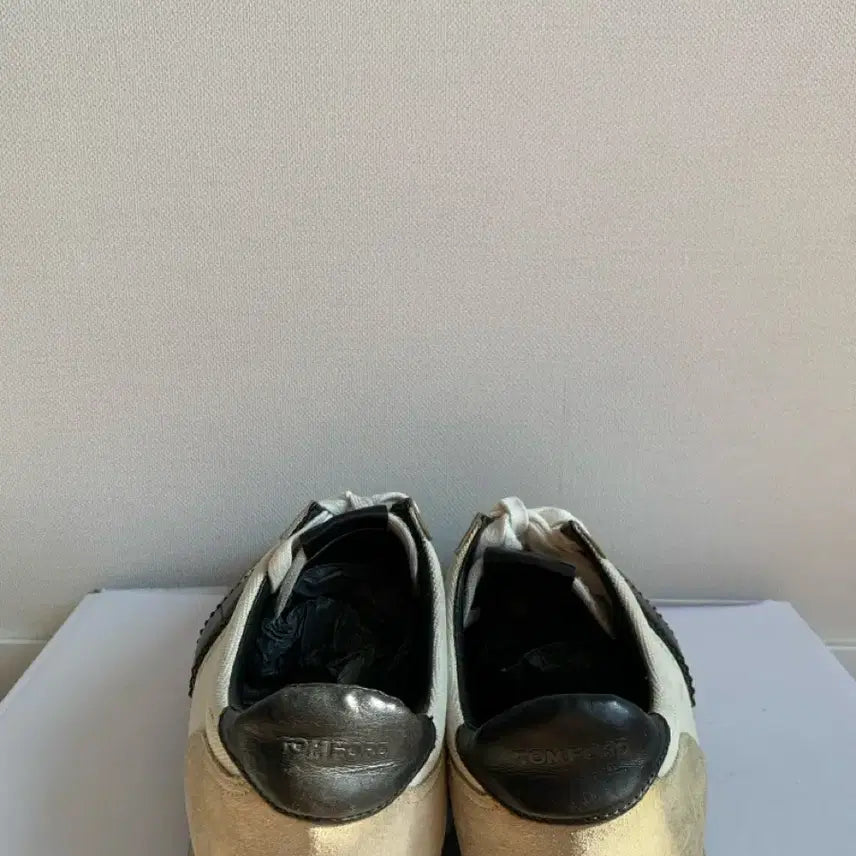 [BUNJANG] Tom Ford Oxford Black and White Sneakers / 톰포드 스니커즈 오포드 검흰 8.5