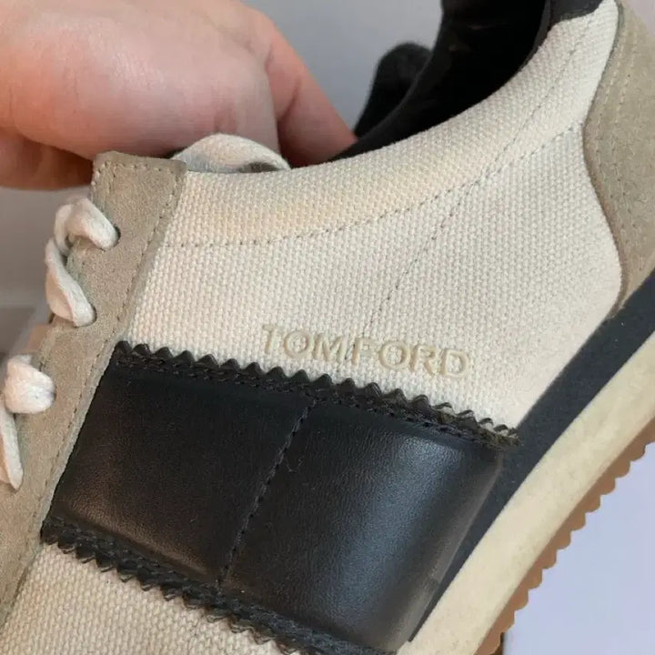 [BUNJANG] Tom Ford Oxford Black and White Sneakers / 톰포드 스니커즈 오포드 검흰 8.5