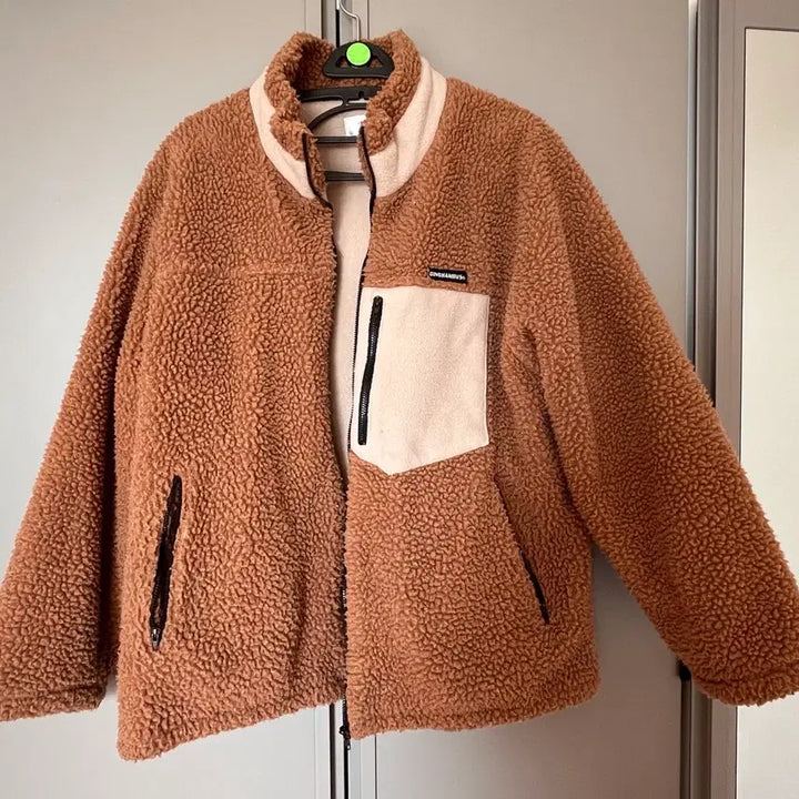 [BUNJANG] Gingham Bus Fleece Jacket / 깅엄버스 뽀글이 후리스