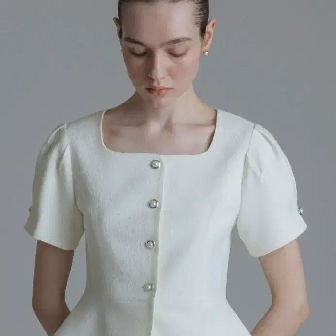 [BUNJANG] TOWAV Kaylee Jacket Ivory / 토와브 TOWAV Kaylee  자켓