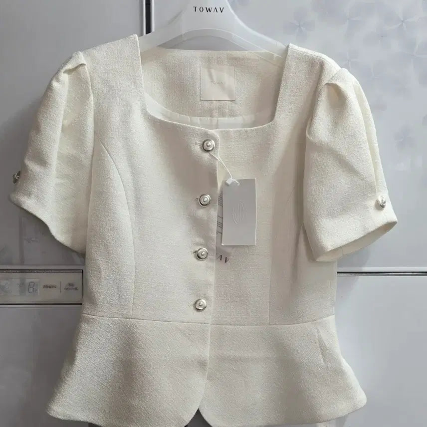 [BUNJANG] TOWAV Kaylee Jacket Ivory / 토와브 TOWAV Kaylee  자켓