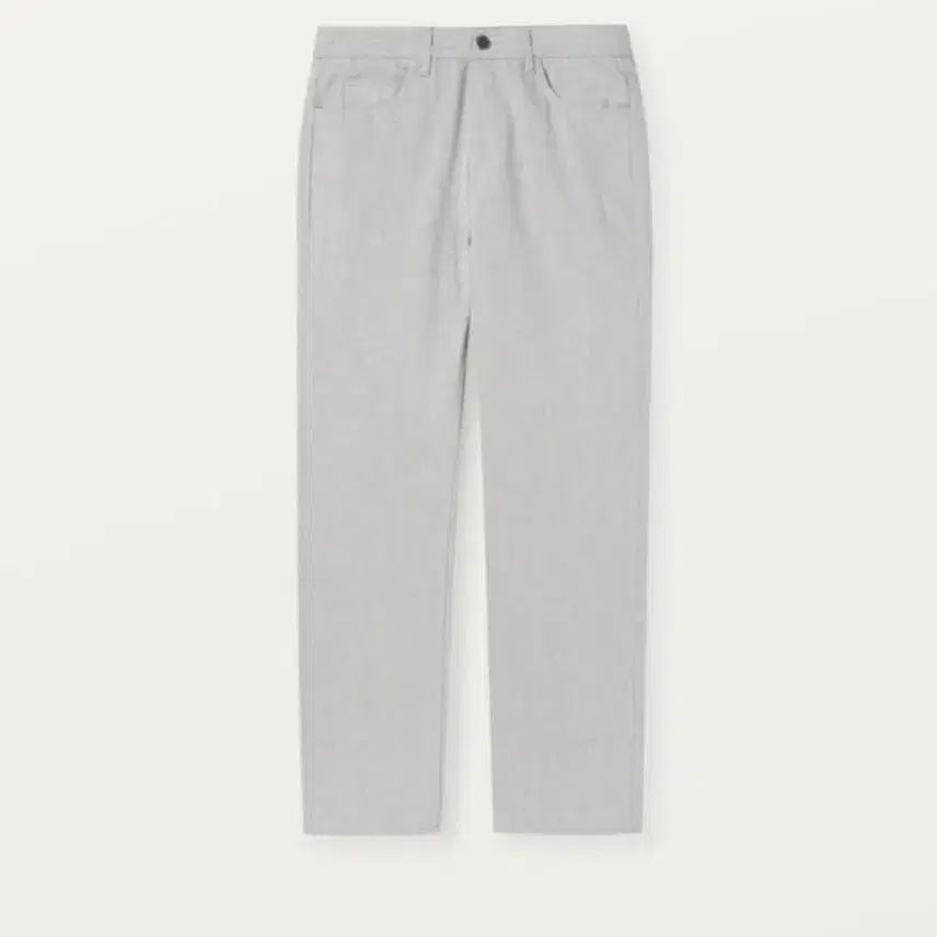 [BUNJANG] Solid Homme Light Grey Straight Fit Pants / 솔리드옴므 라이트 그레이 스트레이트 팬츠