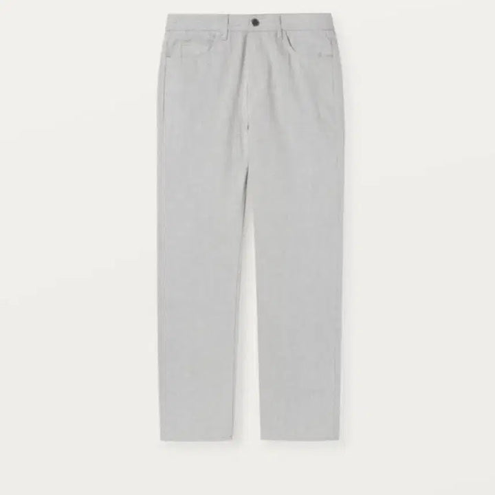 [BUNJANG] Solid Homme Light Grey Straight Fit Pants / 솔리드옴므 라이트 그레이 스트레이트 팬츠
