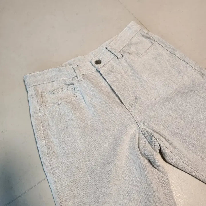 [BUNJANG] Solid Homme Light Grey Straight Fit Pants / 솔리드옴므 라이트 그레이 스트레이트 팬츠