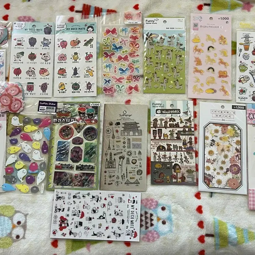 [BUNJANG] Assorted Stickers for Diary Decoration / 다꾸 스티커 다이어리 꾸미기 팝니다