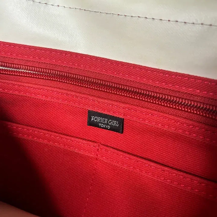 [BUNJANG] Yoshida Porter Red Shoulder Bag / 요시다포터 레드 숄더백