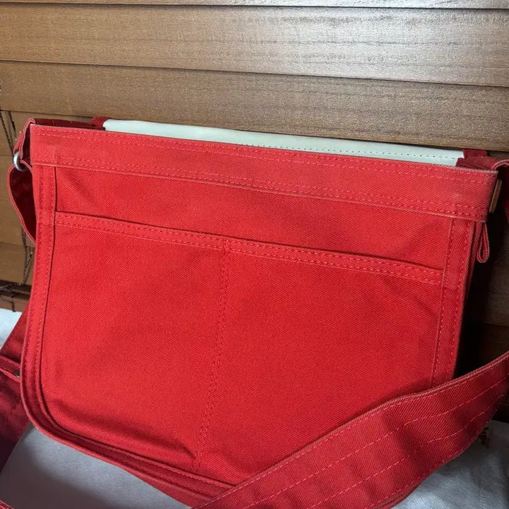 [BUNJANG] Yoshida Porter Red Shoulder Bag / 요시다포터 레드 숄더백