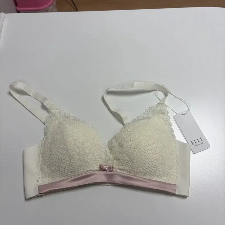 [BUNJANG] Elle Lace Bra Ivory New / 엘르 레이스 브라 아이보리 새상품