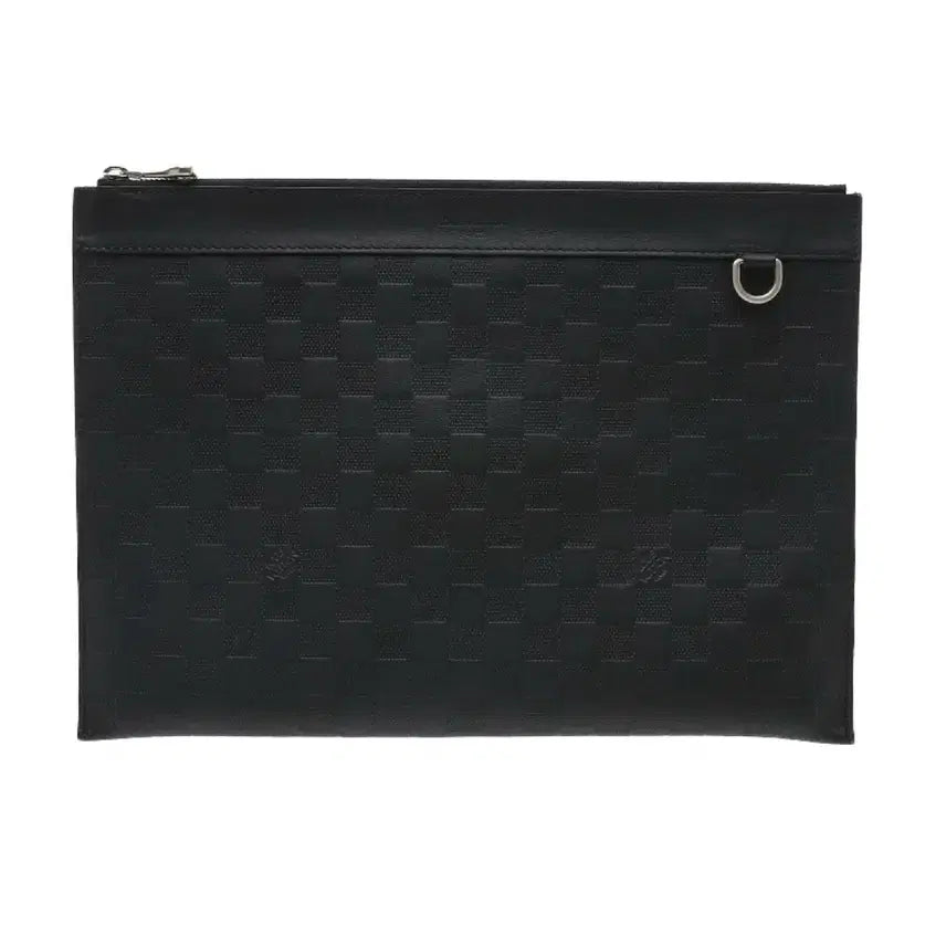 [BUNJANG] Louis Vuitton Discovery Pochette GM Damier Clutch Bag / 루이비통 디스커버리 포쉐트 GM 다미에 클러치백