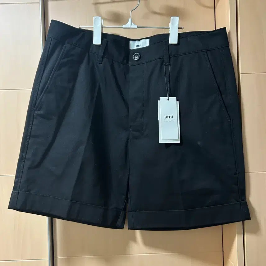 [BUNJANG] Ami Men's Black Cotton Shorts XL / Ami 아미 남성 블랙 코튼 숏팬츠 XL