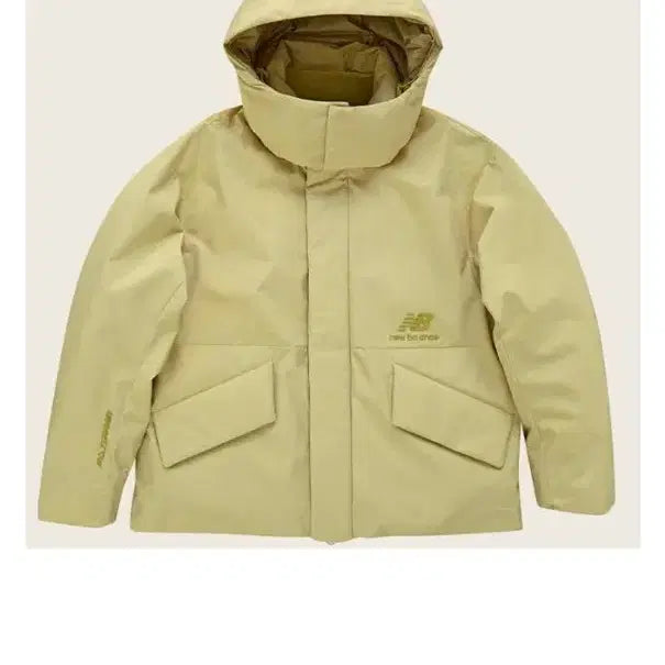 [BUNJANG] New Balance Cave Goose Down Jacket Light Khaki / 뉴발란스 패딩 케이브 구스다운 라이트카키.ALL TERRAIN XL105