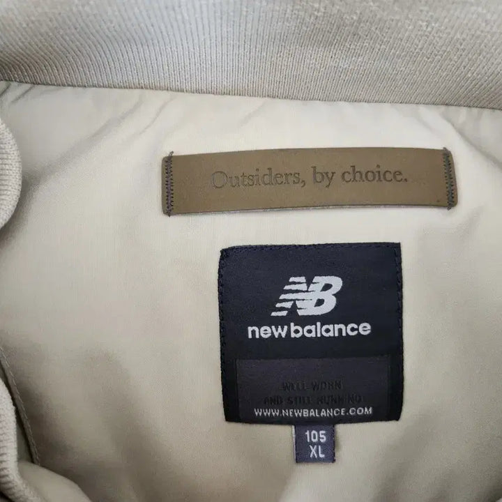 [BUNJANG] New Balance Cave Goose Down Jacket Light Khaki / 뉴발란스 패딩 케이브 구스다운 라이트카키.ALL TERRAIN XL105