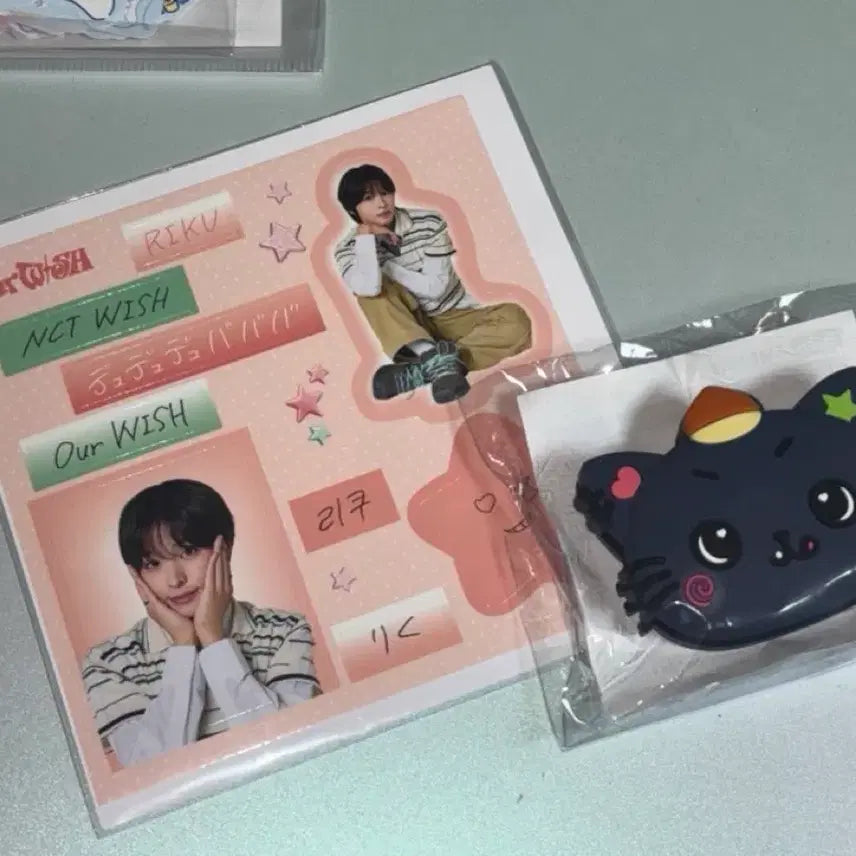 [SOLD OUT] 엔시티위시 일투 랜덤토이 리쿠 쿠리 우치와 참 홀더 스티커