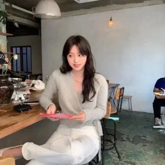 [BUNJANG] LePlain Lith Wrap Knit / (새제품/무료배송) 르플레인 lith 리스 랩 니트