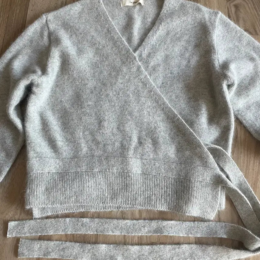 [BUNJANG] LePlain Lith Wrap Knit / (새제품/무료배송) 르플레인 lith 리스 랩 니트