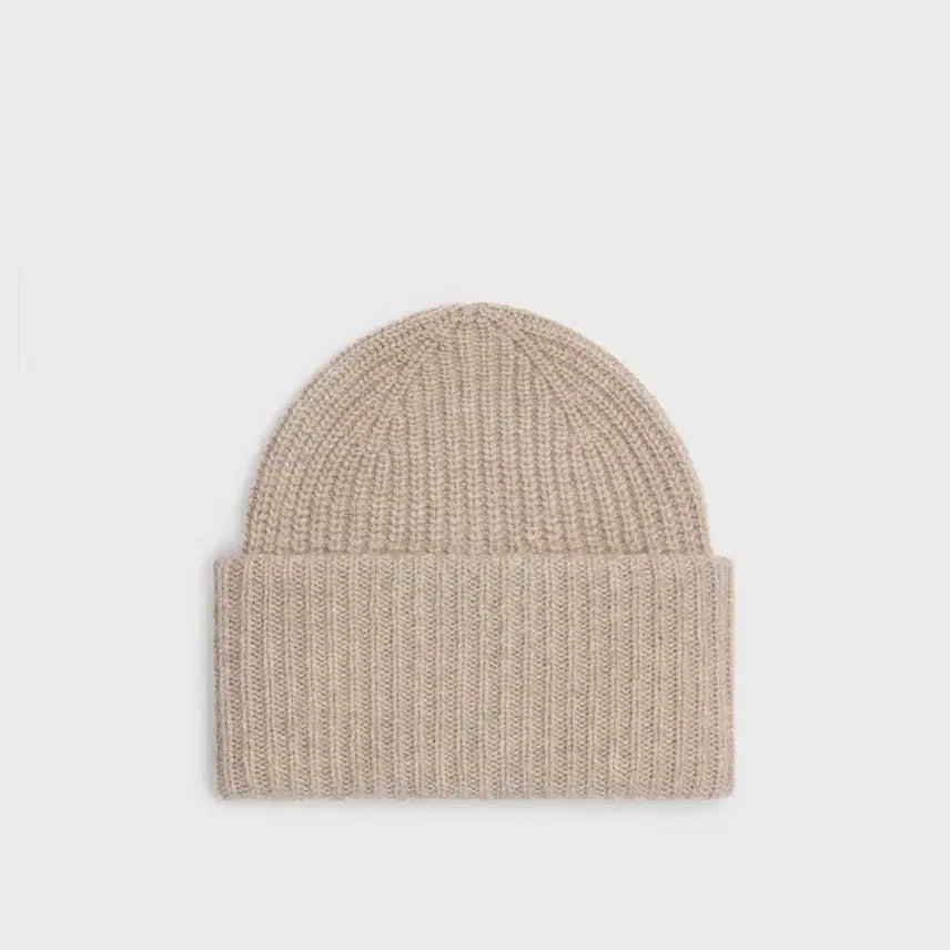 [BUNJANG] Celine Seamless Cashmere Triomphe Beanie / 셀린느 심리스 캐시미어 트리옹프 비니 풀박스