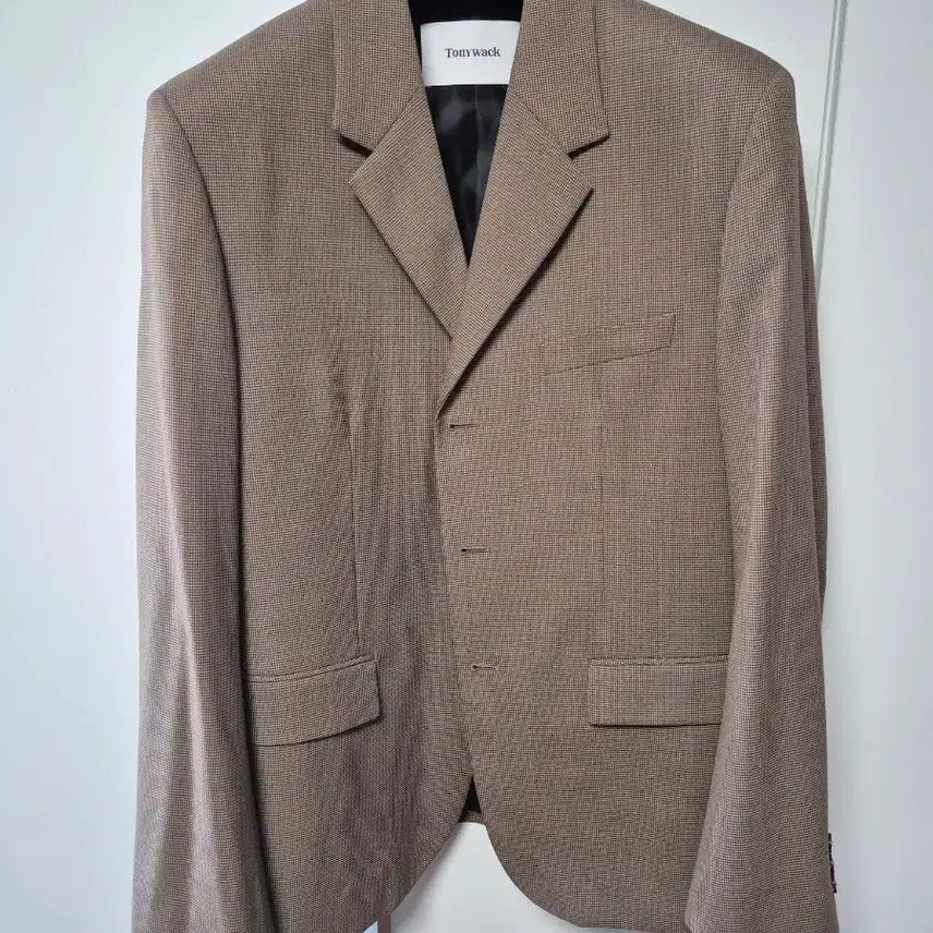 [BUNJANG] Toni Wek Blazer XL / 토니웩 체크 블레이저 XL