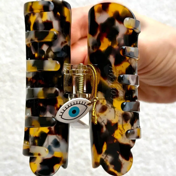 [BUNJANG] CooCooSujeTte Tortoiseshell Cat Hair Clip (Gift Package) / 쿠쿠수제뜨 토터쉘 고양이 집게핀  (선물포장 풀세트)