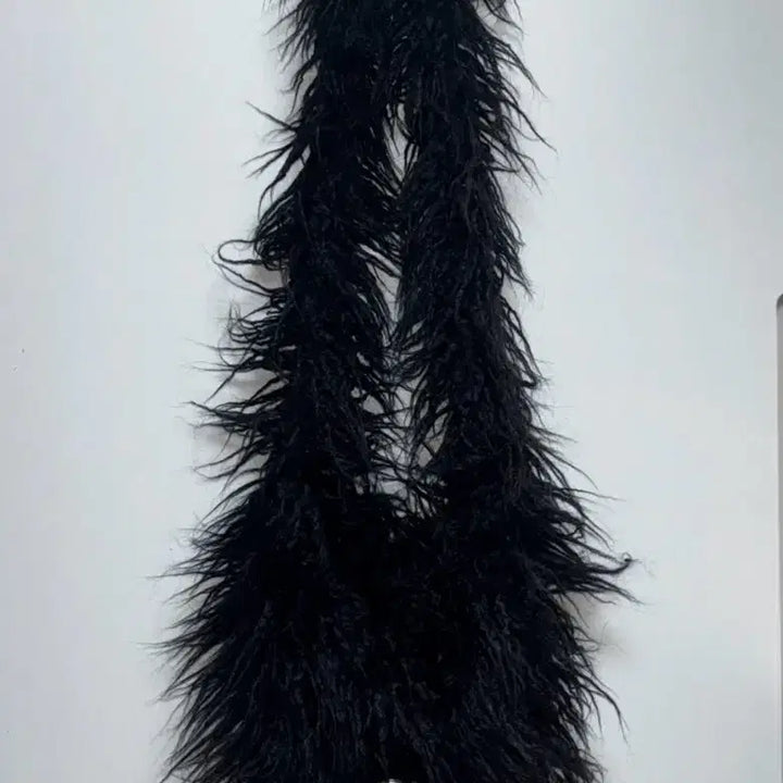 [BUNJANG] Sculptor Fur Bag - Black / 스컬프터 퍼 가방 / 털 가방 블랙