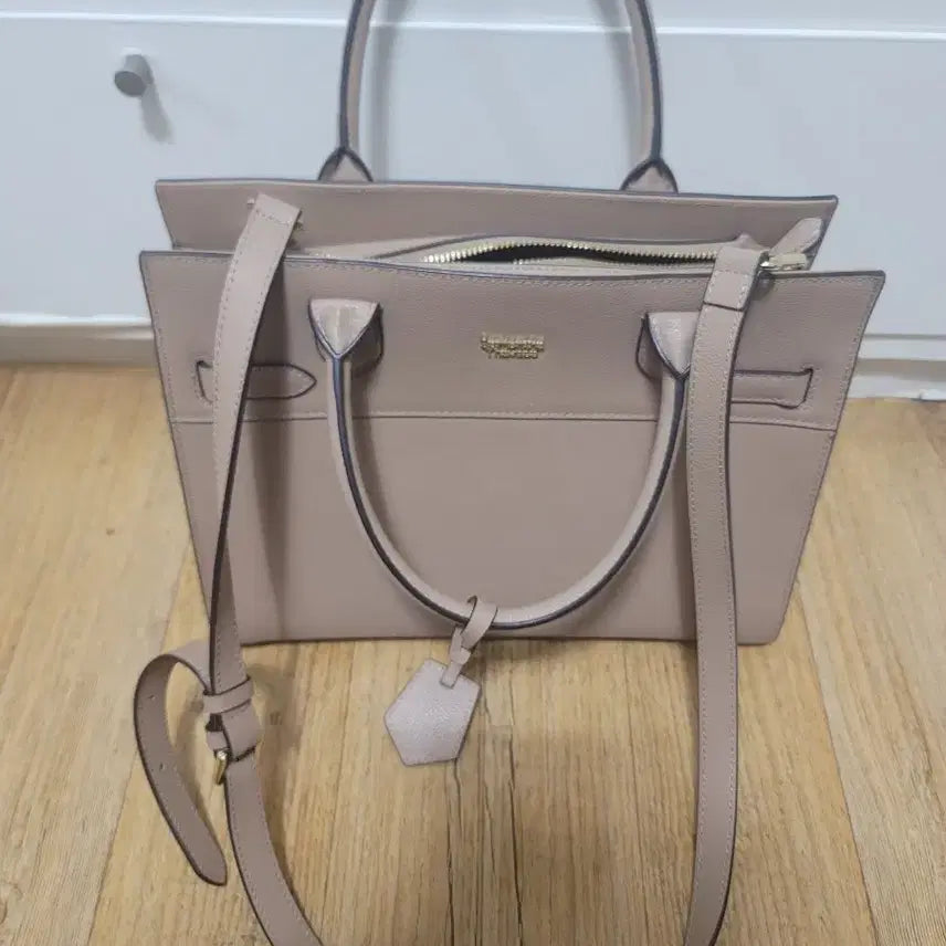[BUNJANG] Samantha Thavasa Leather Tote Bag / 사만사타바사 소가죽 가방