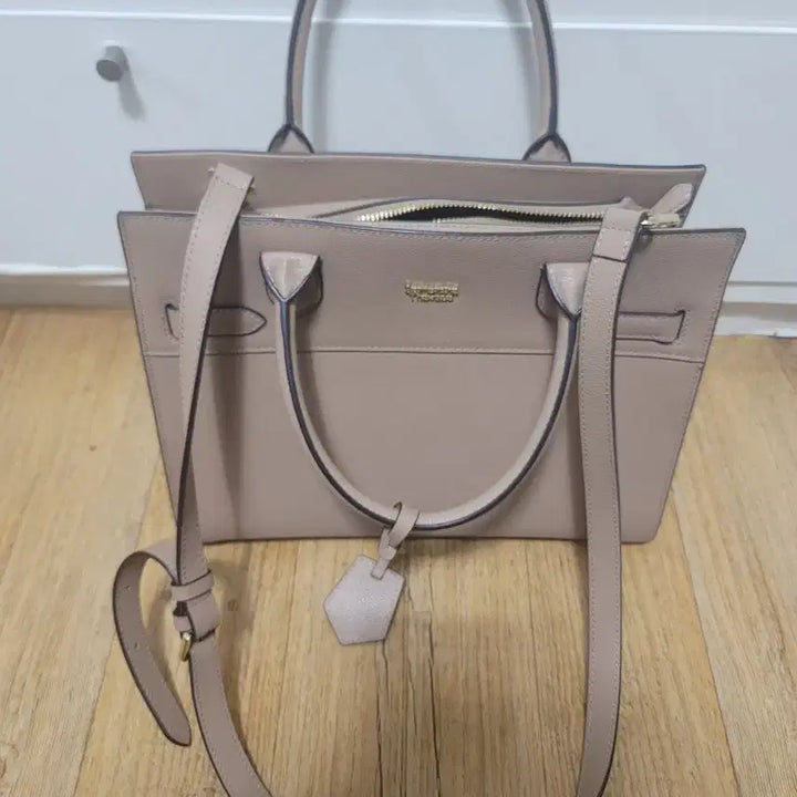 [BUNJANG] Samantha Thavasa Leather Tote Bag / 사만사타바사 소가죽 가방