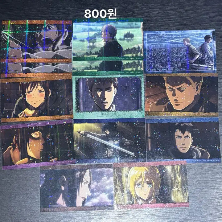 [BUNJANG] Attack on Titan Sticker / 진격의 거인 제일복권 스티커 낱장(선택가능)