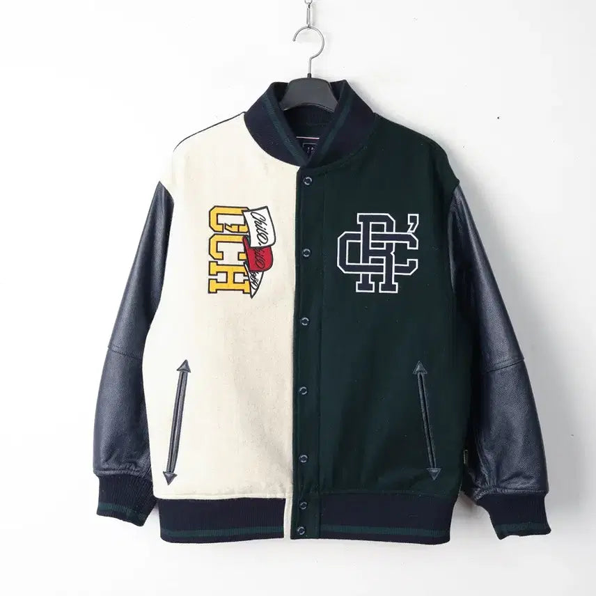 [BUNJANG] Romantic Crown Child Hood Varsity Jacket / 95/로맨틱크라운 차일드 후드 바시티 자켓