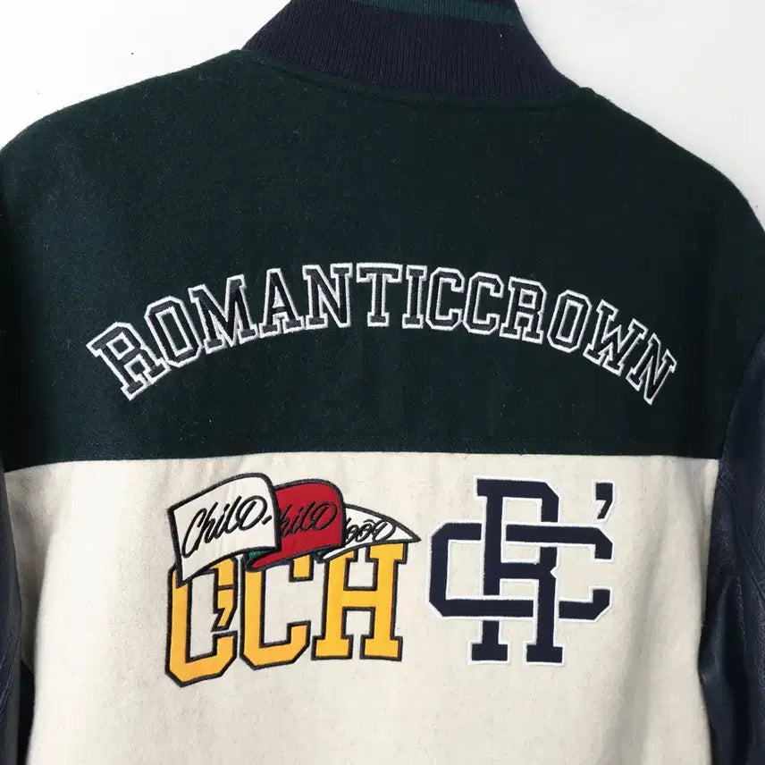[BUNJANG] Romantic Crown Child Hood Varsity Jacket / 95/로맨틱크라운 차일드 후드 바시티 자켓
