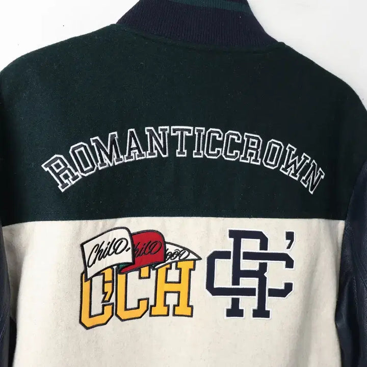[BUNJANG] Romantic Crown Child Hood Varsity Jacket / 95/로맨틱크라운 차일드 후드 바시티 자켓