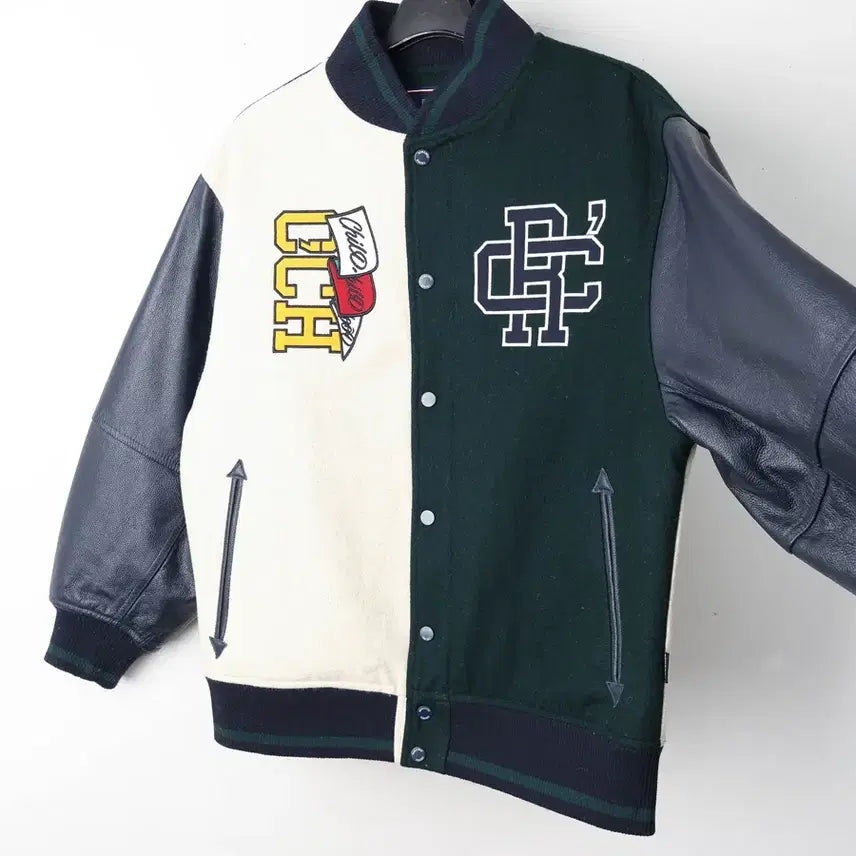 [BUNJANG] Romantic Crown Child Hood Varsity Jacket / 95/로맨틱크라운 차일드 후드 바시티 자켓