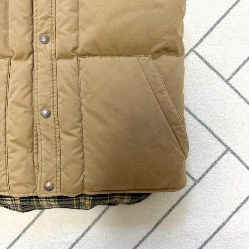 [BUNJANG] Polo Ralph Lauren Country Leather Yoke Down Vest / (A급/S) 폴로 컨트리 라인 레더요크 다운베스트
