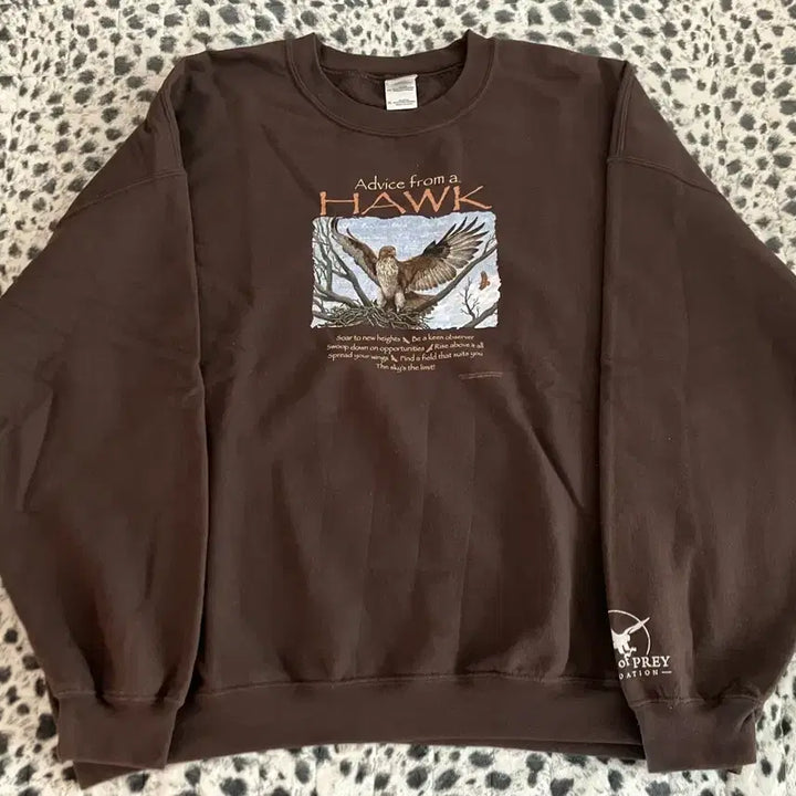 [SOLD OUT] 길단 사의 브라운 50/50 스웻셔츠 2XL XXL 구제 빈티지