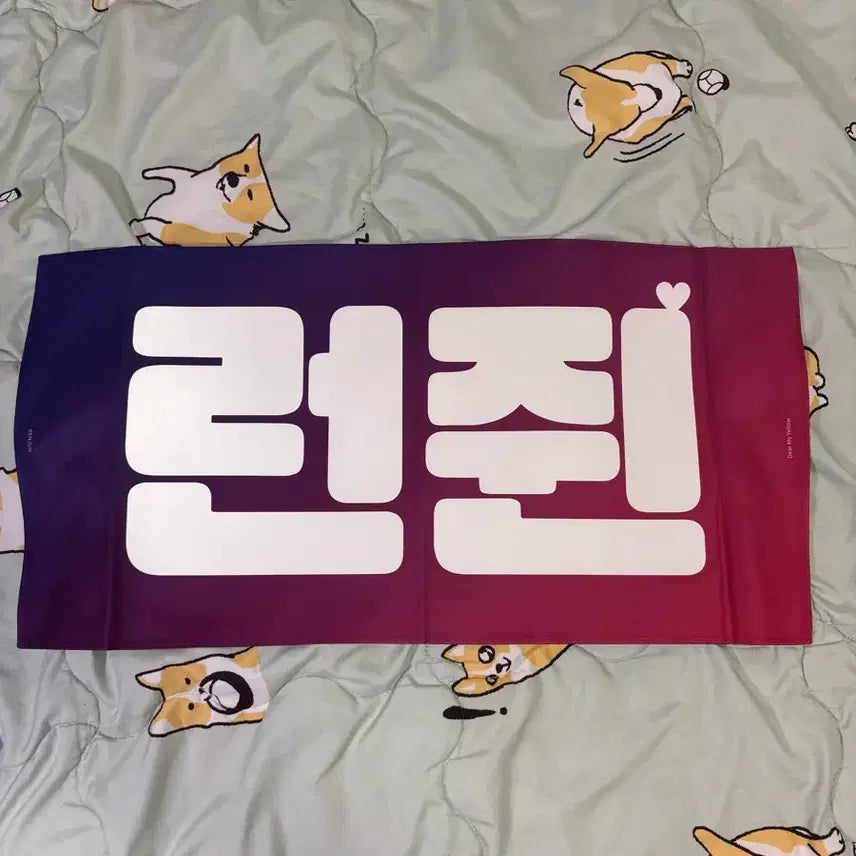 [BUNJANG] NCT Dream Renjun Reflective Slogan / 런쥔 반슬