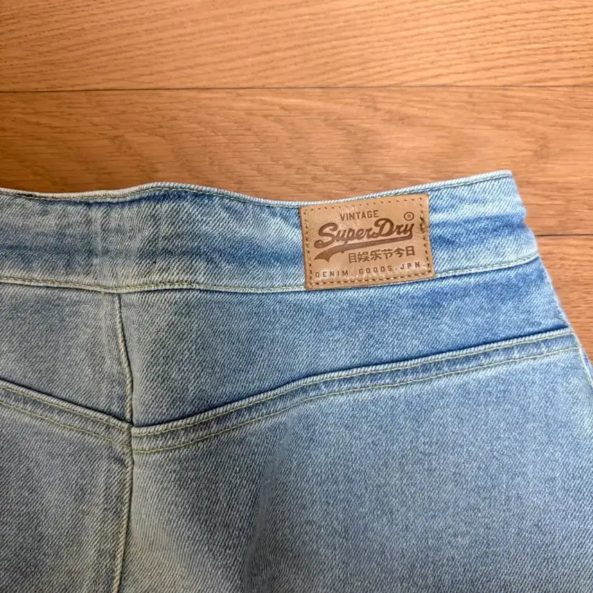 [BUNJANG] Superdry Vintage Denim Skirt / 슈퍼드라이 빈티지 데님스커트