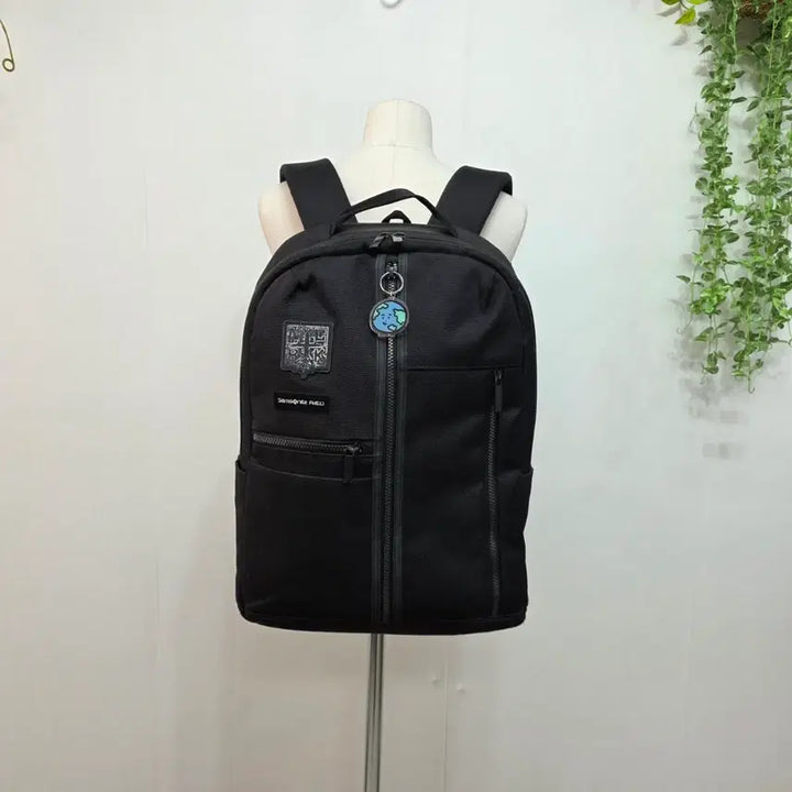 [BUNJANG] Samsonite Red Timothy Goodman Laptop Backpack / 쌤쏘나이트 레드 티모시굿맨 콜라보 랩탑 수납 백팩
