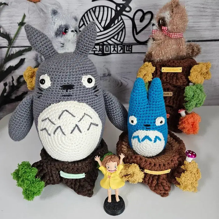 [BUNJANG] Handmade Knitted Tree Stump Decor / 뜨개 나무 그루터기 핸드메이드 인테리어소품