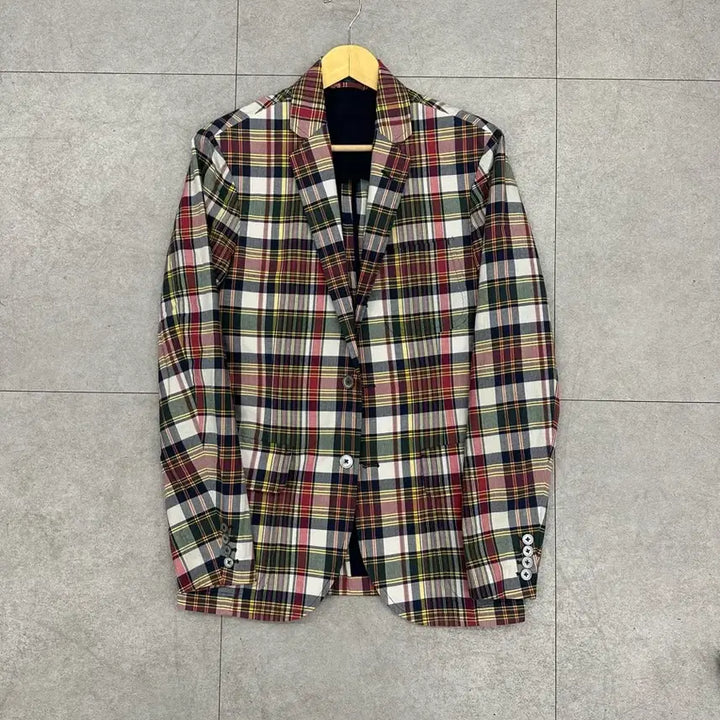 [BUNJANG] Polo Ralph Lauren Madras Vest Jacket / 폴로 랄프로렌 마드라스 베스트 자켓(95-100)