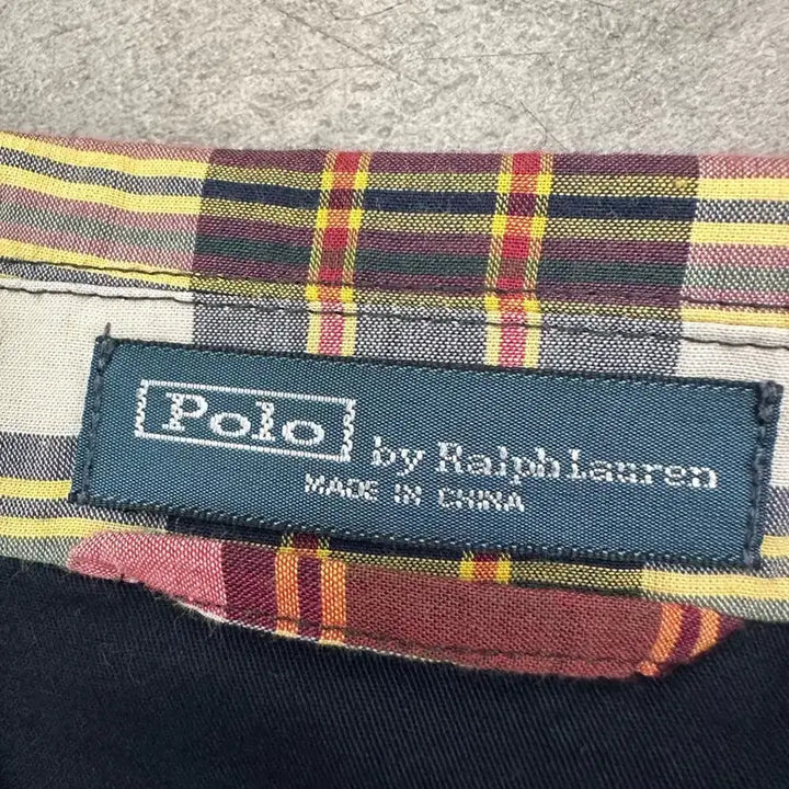 [BUNJANG] Polo Ralph Lauren Madras Vest Jacket / 폴로 랄프로렌 마드라스 베스트 자켓(95-100)