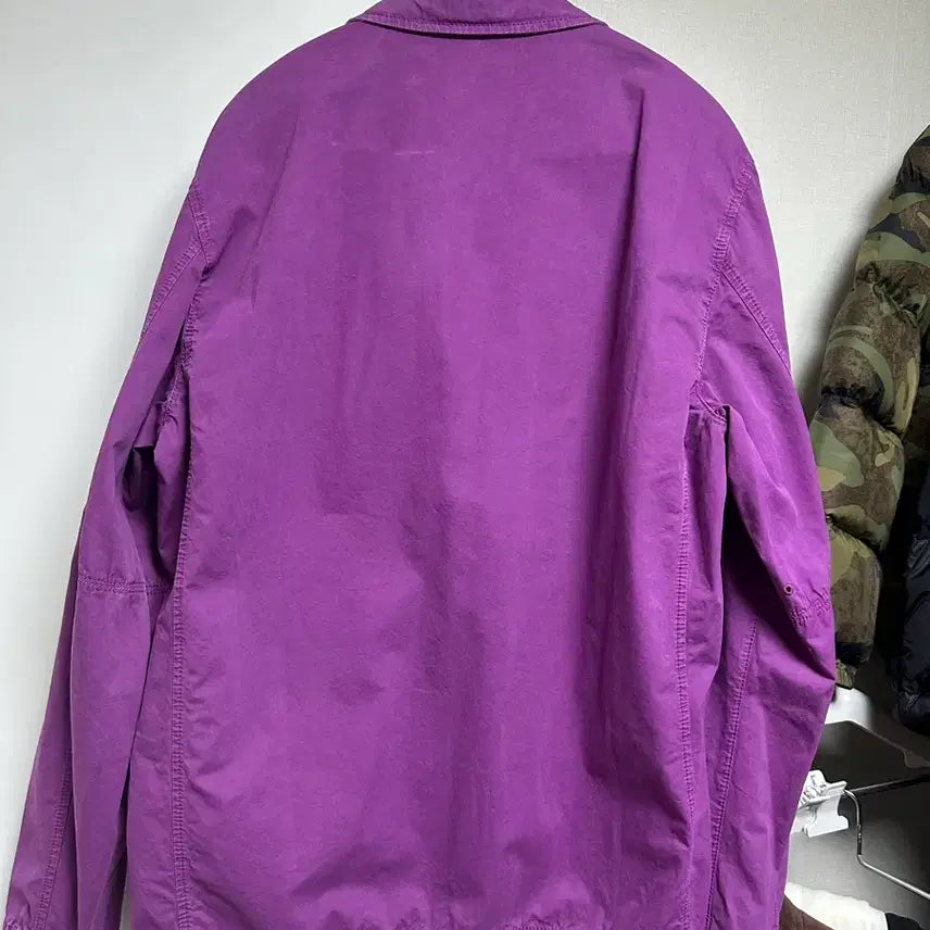 [BUNJANG] Stone Island Old Effect Overshirt Purple L / 스톤아일랜드 21FW 올드이펙트 오버셔츠 퍼플 L